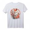 Kitsune Fox Japanisches Anime Kawaii Fuchsblüte Kirschblume T-Shirt – Perfekt als Geschenk für Otaku, Kinder & Jugendliche, ideal für Geburtstage & Weihnachten