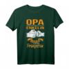 Opa und Enkelin T-Shirt - Ihr Held & Prinzessin Familienmotiv Geschenk für Großvater & Enkeltochter zum Geburtstag, Weihnachten oder Vatertag
