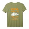 Opa und Enkelin T-Shirt - Ihr Held & Prinzessin Familienmotiv Geschenk für Großvater & Enkeltochter zum Geburtstag, Weihnachten oder Vatertag