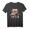 Tiroler Bua T-Shirt mit Bergen, Adler & Wappen – Lustiges Tirol Motiv für Männer & Kinder, Geschenkidee für Tirol Fans & Volksfest-Teilnehmer