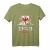 Tiroler Bua T-Shirt mit Bergen, Adler & Wappen – Lustiges Tirol Motiv für Männer & Kinder, Geschenkidee für Tirol Fans & Volksfest-Teilnehmer