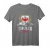 Tiroler Bua T-Shirt mit Bergen, Adler & Wappen – Lustiges Tirol Motiv für Männer & Kinder, Geschenkidee für Tirol Fans & Volksfest-Teilnehmer