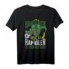 Niemand ist Perfekt Aber Rapidler Verdammt Nah dran Dino T-Shirt – Lustiges Fußball Fan Shirt für Rapid Fans & Geschenkidee für Geburtstage, Junggesellenabschiede & Partys