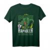 Niemand ist Perfekt Aber Rapidler Verdammt Nah dran Dino T-Shirt – Lustiges Fußball Fan Shirt für Rapid Fans & Geschenkidee für Geburtstage, Junggesellenabschiede & Partys