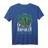 Niemand ist Perfekt Aber Rapidler Verdammt Nah dran Dino T-Shirt – Lustiges Fußball Fan Shirt für Rapid Fans & Geschenkidee für Geburtstage, Junggesellenabschiede & Partys