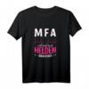 Damen Medizinische Fachangestellte Ärzte Praxis Arzt MFA Geschenk T-Shirt – Lustiges Arbeits-Shirt für Pflegepersonal, Nachtschichten & Ärzte als Geschenkidee