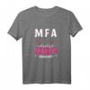 Damen Medizinische Fachangestellte Ärzte Praxis Arzt MFA Geschenk T-Shirt – Lustiges Arbeits-Shirt für Pflegepersonal, Nachtschichten & Ärzte als Geschenkidee