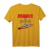 Weltkrieg 2 deutsche Bismarck Schlachtschiff T-Shirt – Perfektes Geschenk für Militärgeschichte- & Schlachtschiff-Enthusiasten