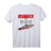 Weltkrieg 2 deutsche Bismarck Schlachtschiff T-Shirt – Perfektes Geschenk für Militärgeschichte- & Schlachtschiff-Enthusiasten