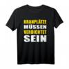 Lustiges Kranführer T-Shirt mit Spruch 'Kranplätze müssen verdichtet sein' – Perfekt für Bauarbeiter, Kranführer und Baustellenfans