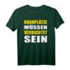 Lustiges Kranführer T-Shirt mit Spruch 'Kranplätze müssen verdichtet sein' – Perfekt für Bauarbeiter, Kranführer und Baustellenfans