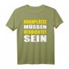 Lustiges Kranführer T-Shirt mit Spruch 'Kranplätze müssen verdichtet sein' – Perfekt für Bauarbeiter, Kranführer und Baustellenfans