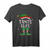 Tante Elfe T-Shirt – Lustiges Weihnachts Outfit für Familie, Kinder, Damen & Herren, Perfekt als Weihnachtsgeschenk