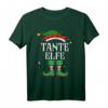 Tante Elfe T-Shirt – Lustiges Weihnachts Outfit für Familie, Kinder, Damen & Herren, Perfekt als Weihnachtsgeschenk
