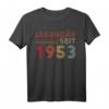Lustiges 70. Geburtstag T-Shirt für Mann und Frau - Dekoration & Geschenkidee für Jahrgang 1953 Feier