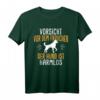 Vorsicht Vor Frauchen Hunde Humor T-Shirt - Lustiges Geschenk für Hunde-Freunde zu Geburtstag, Weihnachten & Co.