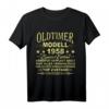 Geschenkidee Oldtimer Modell 1958 - 65. Geburtstag T-Shirt für Autoliebhaber & Vintage-Fans