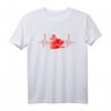 Quadfahrer Herzschlag Motiv T-Shirt - Lustiges ATV & 4x4 Offroad Shirt für Männer, Väter & Kinder, perfekt für Vatertag & Motorsport-Partys