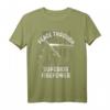 Peace Through Superior Firepower T-Shirt mit B-52 Bomber – Lustiges Flugzeug T-Shirt für Piloten, Militär- und Luftfahrtfans
