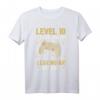 Level 10 Jahre Geburtstagsshirt für Jungen Gamer - Legendär seit 2012, Gaming Controller Geschenk für 10-Jährige, Geburtstags-T-Shirt für Zocker