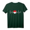 Franken T-Shirt Herren & Damen mit Mittelfranken & Oberfranken Flagge, Fränkischer Dialekt & Souvenir aus Nürnberg