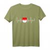 Franken T-Shirt Herren & Damen mit Mittelfranken & Oberfranken Flagge, Fränkischer Dialekt & Souvenir aus Nürnberg