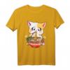 Ramen essende Katze Kawaii Anime Baka T-Shirt – Perfekt für Otaku, Japanliebhaber & Katzenfreunde