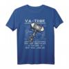 Herren Wikinger T-Shirt - Vatertag Geschenk mit Va-Thor, dem coolen Nordischen Gott Thor Motiv für Wikinger-Fans