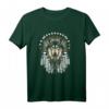Indianer Wolfsfeder T-Shirt – Buntes, trendiges Wolf-Design für Liebhaber, Indianer und Stammesfans, perfektes Geschenk