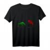 Stock Market Bulls vs Bears T-Shirt - Aktienmarkt Grafik mit Bullen und Bären für Börsenfans
