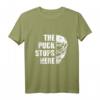 Hockey Goalie T-Shirt mit 'The puck stops here' - Perfekt für Eishockey Torhüter & Feldhockey Torwarte, Training & Freizeit