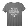 Funny My Aunt Is Definitely Cooler Than My Dad Damen T-Shirt – Humorvolles Geschenk für Tanten, Mütter und Familienfeiern