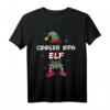 Cooler Opa Elf Weihnachtsoutfit Partnerlook Weihnachten T-Shirt – Festliches Familienkostüm für die Feiertage & Winterferien