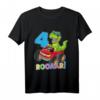 Kinder 4 Jahre Dino Shirt Monstertruck - Lustiges Dino- und Truck-Outfit für Geburtstag, Dino Fans & Dinosaurier Liebhaber