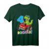 Kinder 4 Jahre Dino Shirt Monstertruck - Lustiges Dino- und Truck-Outfit für Geburtstag, Dino Fans & Dinosaurier Liebhaber