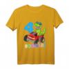 Kinder 4 Jahre Dino Shirt Monstertruck - Lustiges Dino- und Truck-Outfit für Geburtstag, Dino Fans & Dinosaurier Liebhaber