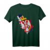 Serbien Balkan T-Shirt mit Flagge & Wappen - Geschenkidee für Belgrad, Zagreb & Balkan-Urlauber