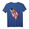 Serbien Balkan T-Shirt mit Flagge & Wappen - Geschenkidee für Belgrad, Zagreb & Balkan-Urlauber