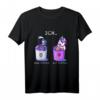 Ich ohne Kaffee - Lustiges Kaffeejunkie T-Shirt mit Einhorn und Sensenmann Design für Kaffeeliebhaber