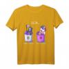 Ich ohne Kaffee - Lustiges Kaffeejunkie T-Shirt mit Einhorn und Sensenmann Design für Kaffeeliebhaber