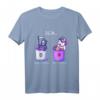 Ich ohne Kaffee - Lustiges Kaffeejunkie T-Shirt mit Einhorn und Sensenmann Design für Kaffeeliebhaber