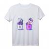 Ich ohne Kaffee - Lustiges Kaffeejunkie T-Shirt mit Einhorn und Sensenmann Design für Kaffeeliebhaber