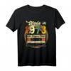 Made In 1973 All Original Parts Cassette Vintage Birthday T-Shirt – Klassisch & Retro Geschenk für Geburtstagskinder