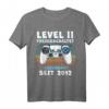 Level 11 Geburtstag Junge T-Shirt - Lustiges Gamer Geschenk & Dekoration für 11-Jährige Jungen