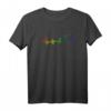 Rainbow Heartbeat Brettspiel T-Shirt – Perfektes Geschenk für Brettspieler & Spieleliebhaber, ideal für Mama, Papa & Freunde