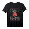 Merry Critmas Christmas RPG Brettspiel Rollenspiel Ugly T-Shirt – Lustiges Weihnachtsgeschenk für Gamer und Brettspielfans