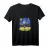 Sternennacht-Impressionist - Briard Hund T-Shirt für Kunst- und Hundeliebhaber, ideal zum Geburtstag, Weihnachten & Hundetag