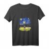 Sternennacht-Impressionist - Briard Hund T-Shirt für Kunst- und Hundeliebhaber, ideal zum Geburtstag, Weihnachten & Hundetag