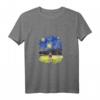 Sternennacht-Impressionist - Briard Hund T-Shirt für Kunst- und Hundeliebhaber, ideal zum Geburtstag, Weihnachten & Hundetag