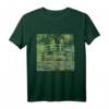 Monets Seerosen und japanische Brücke T-Shirt – Kunstliebhaber Geschenk mit Impressionismus-Motiv